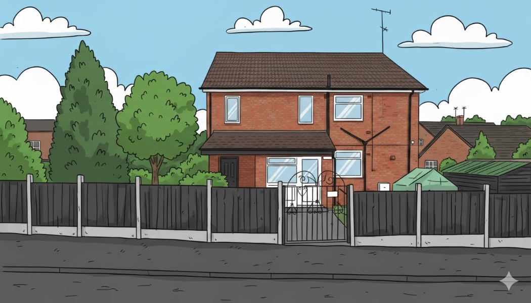 Cartoon ilistaration of hatfield house